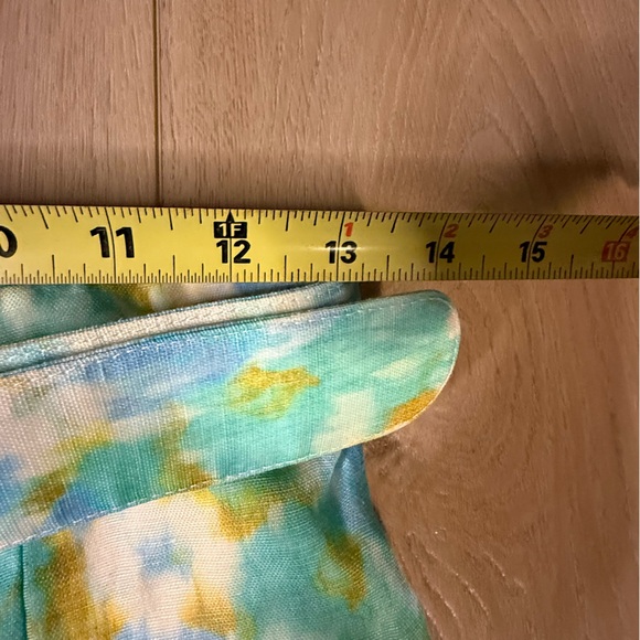 ZIMMERMANN High Tide Belted Ikat Linen Silk Shorts - Picture 5 of 8